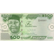 PNew (PN48) Nigeria - 500 Naira Year 2022